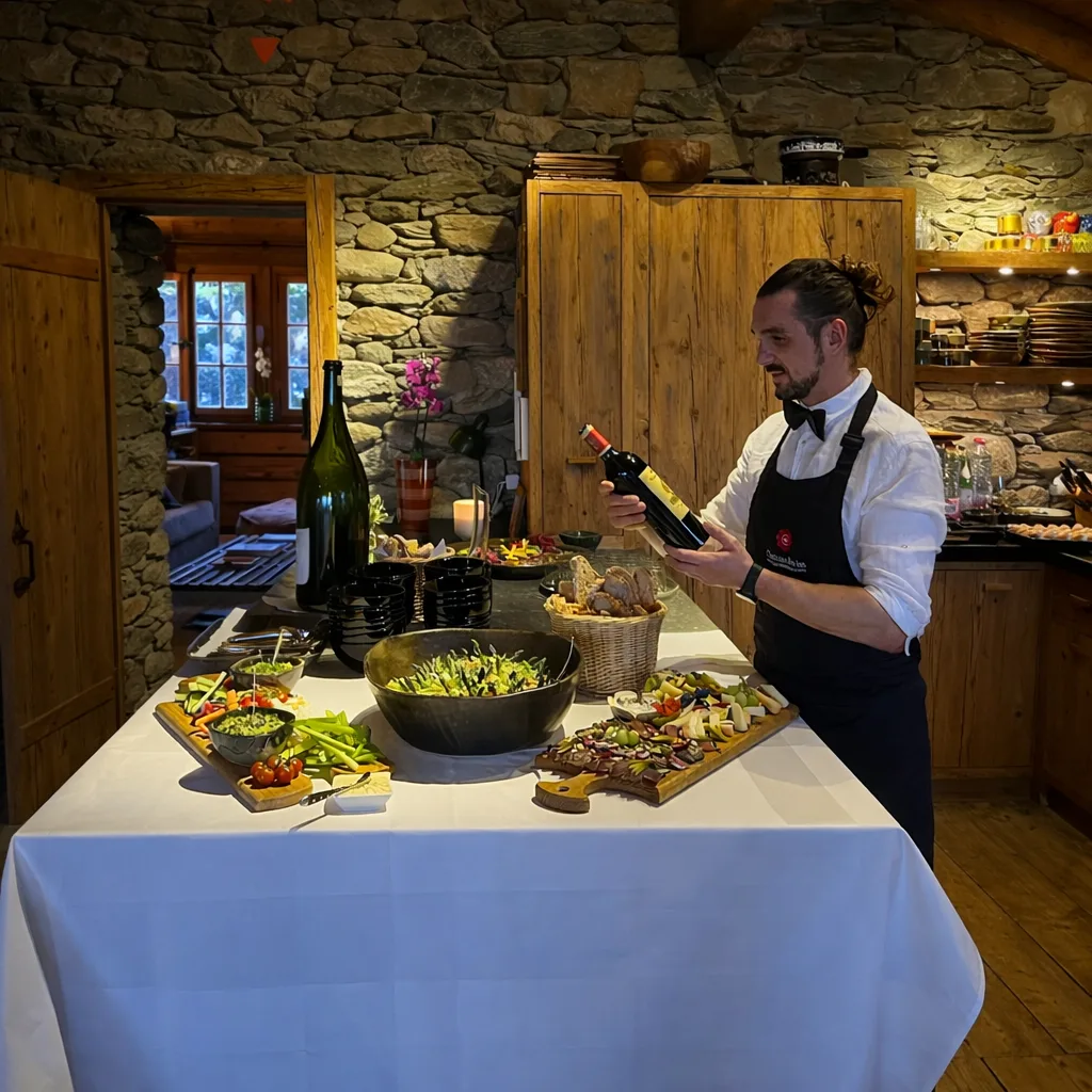 image of kitchen during service (for a fine dining restaurant)