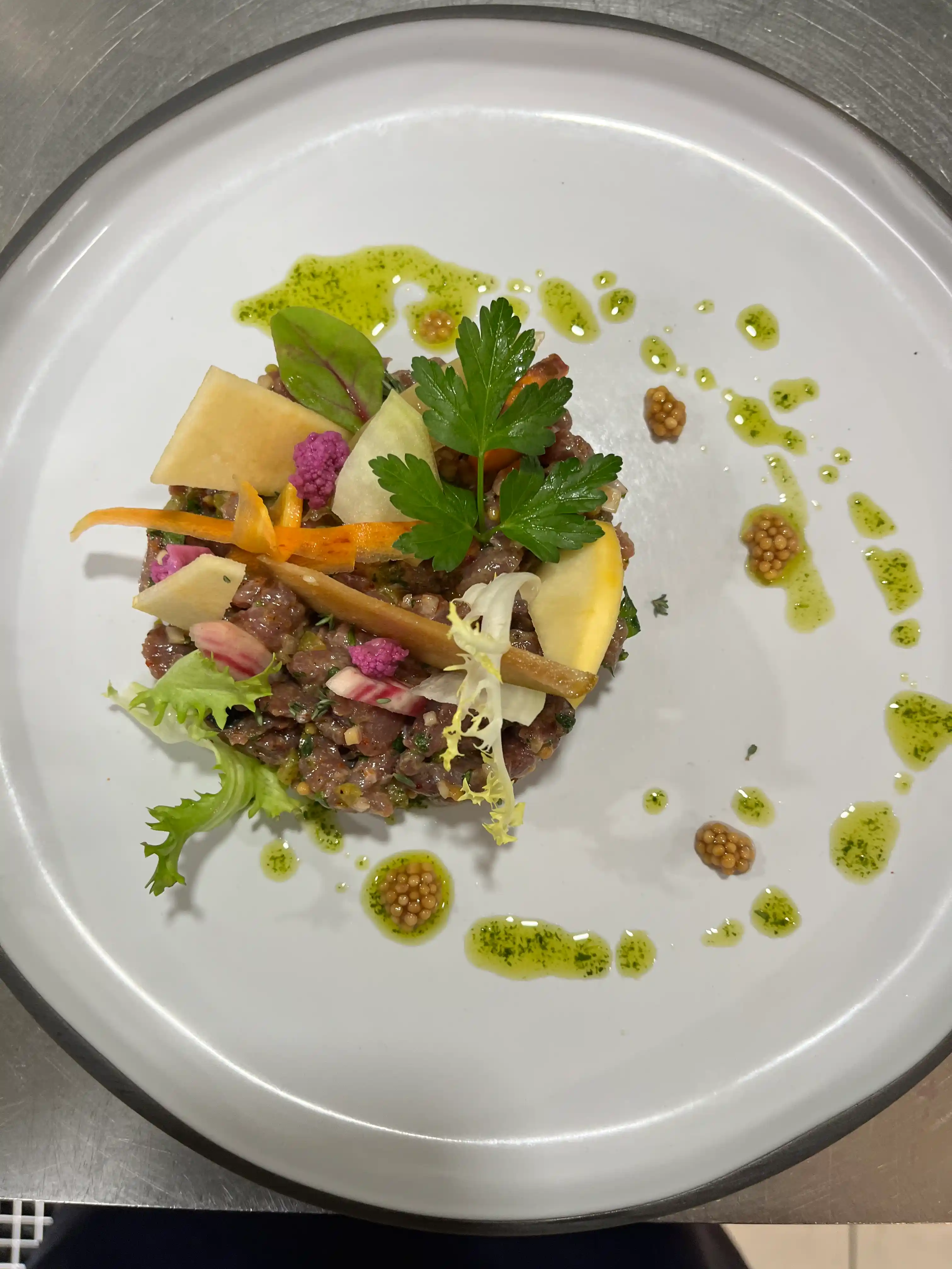 image of signature dish (for a fine dining restaurant)